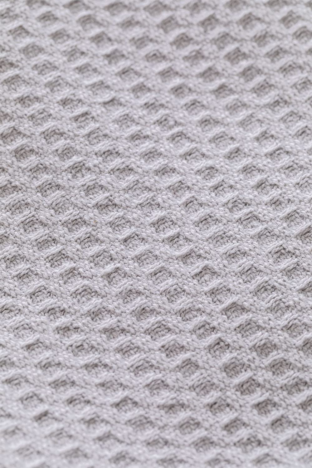 Sklum Bimba coperta cotone waffle 243x223 grigio chiaro