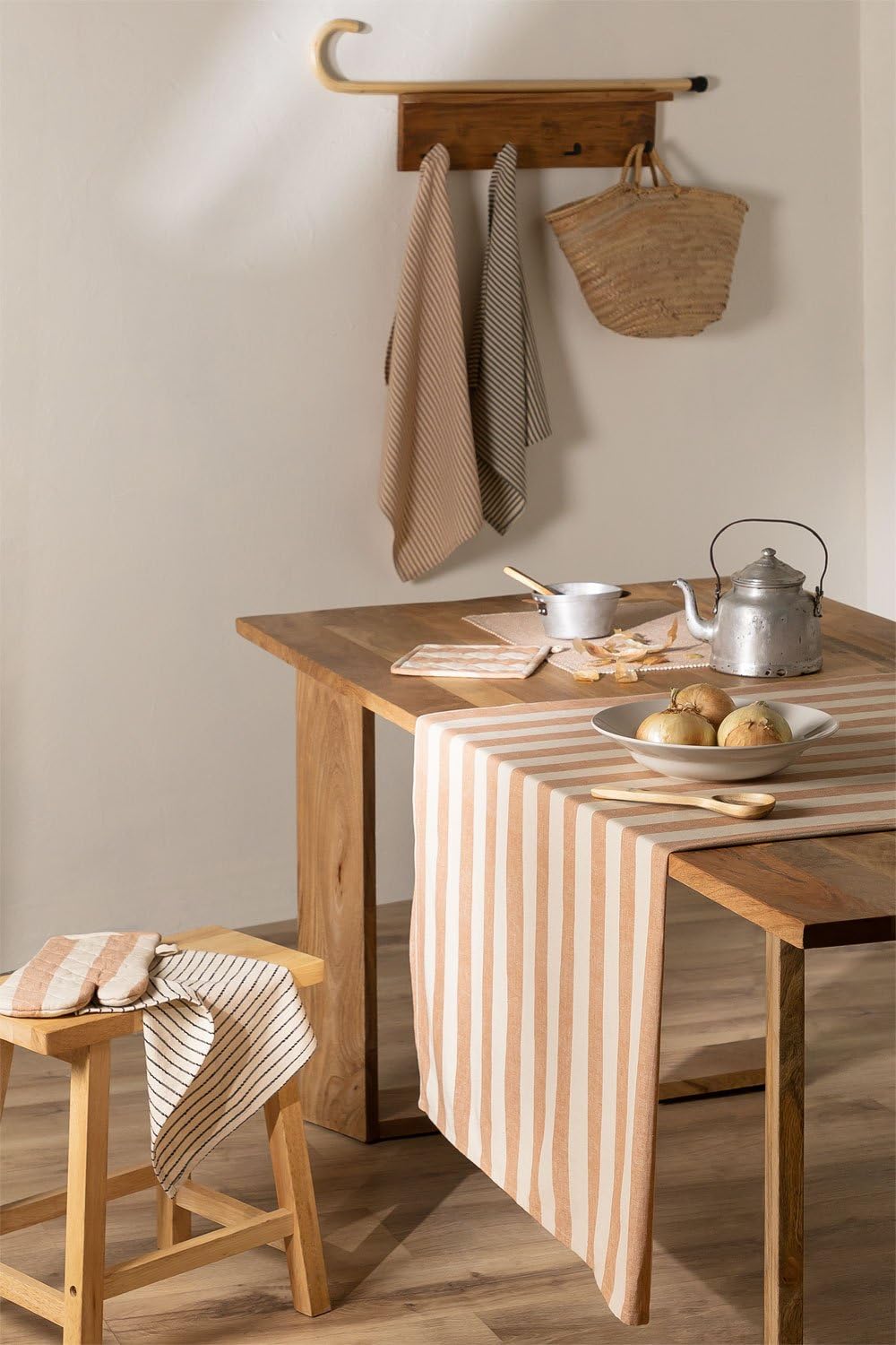 Sklum Efarin Tovaglia Cotone 140x240 cm a Righe