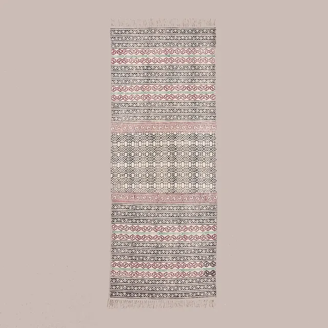 Sklum Sousa tappeto 203,5x78,5 cm multicolor in cotone