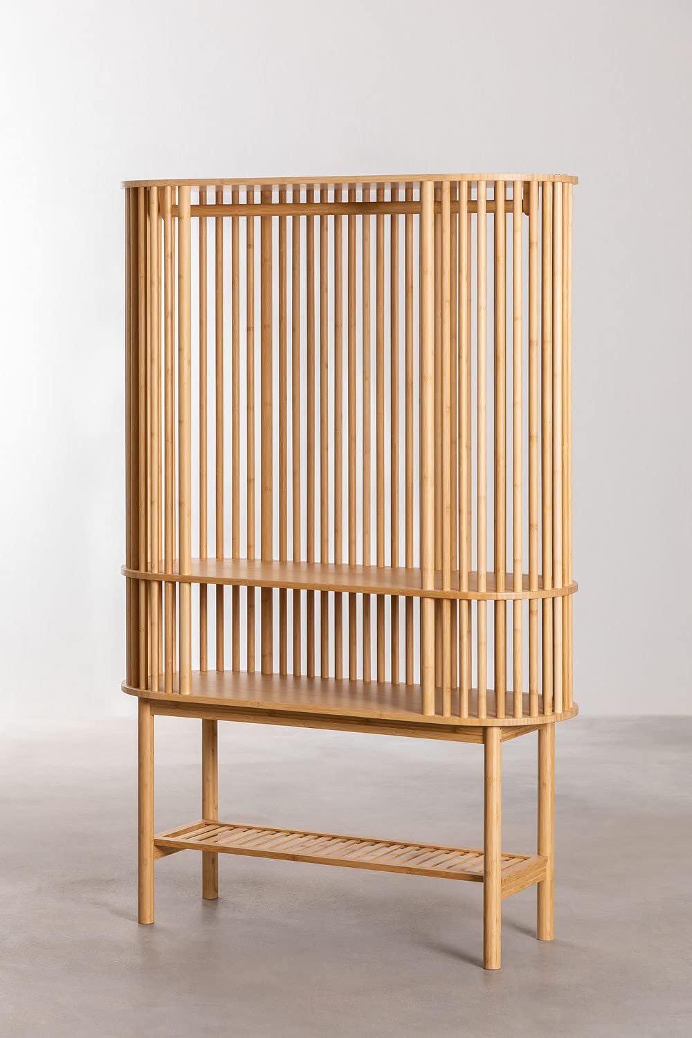 Sklum Connery Natural armadio in bambù 120 cm