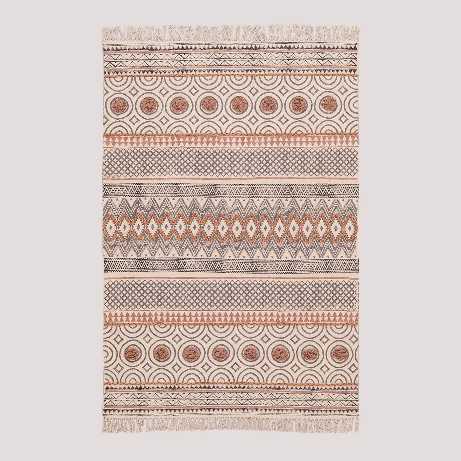 Sklum Intar tappeto 181x121 cm cotone marrone