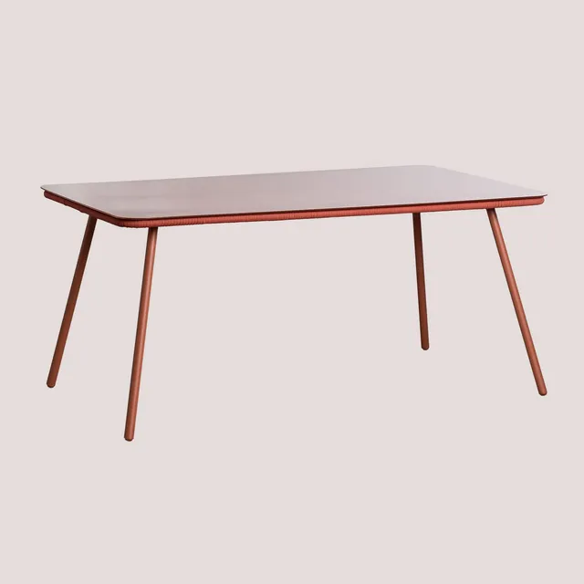 Sklum Arhiza Style tavolo giardino vetro 160x90 cm