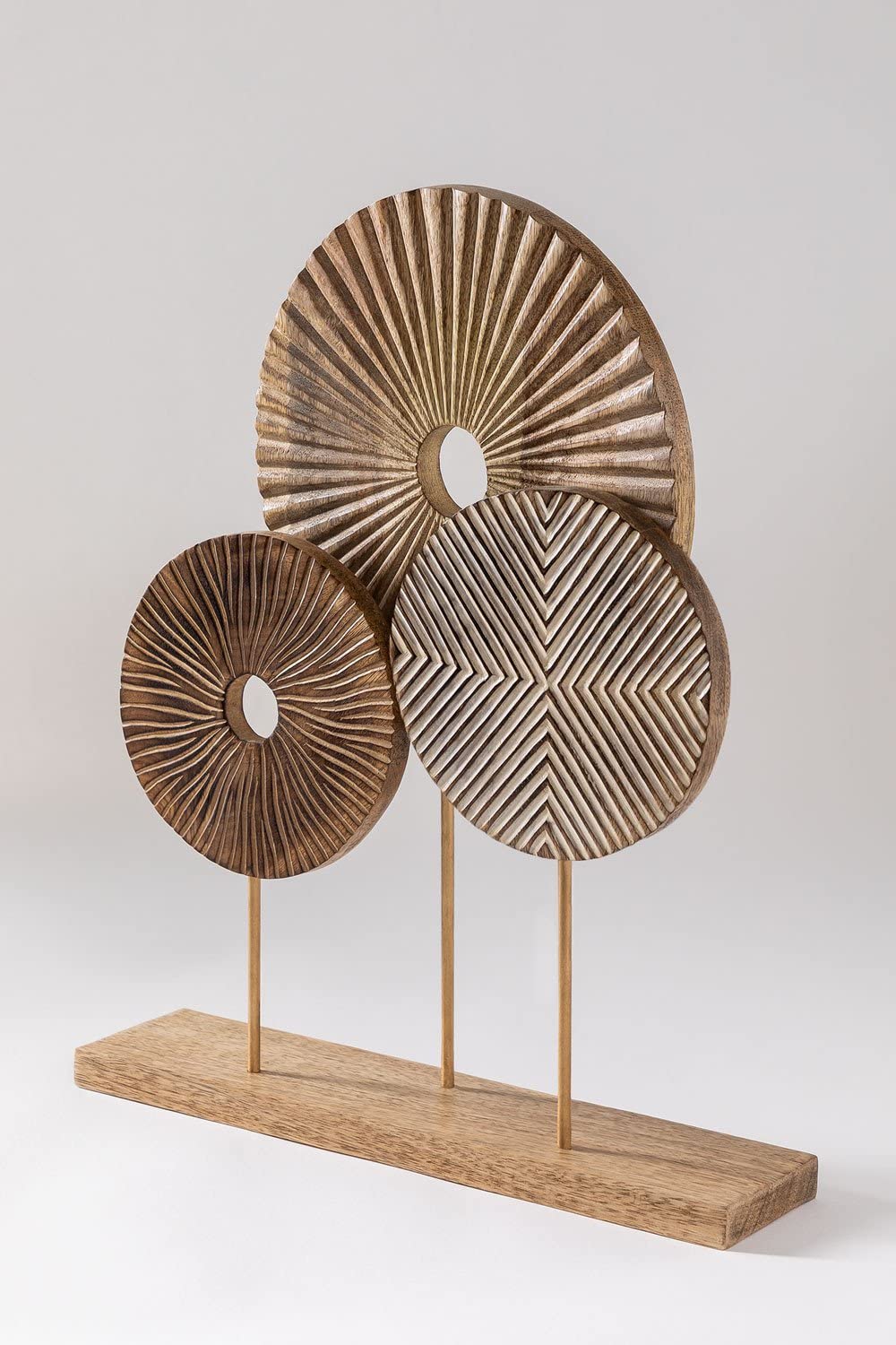 Sklum Soly Figura Decorativa Legno Mango Boho 43,5 cm