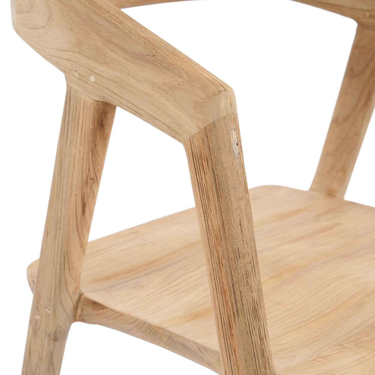 Bambua Teluk sedia da pranzo legno teak riciclato