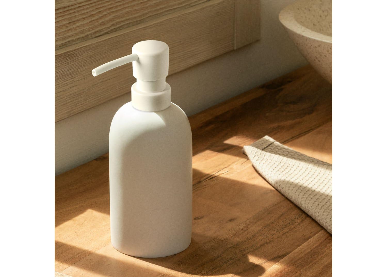 Sklum Veranne Dispenser Sapone Bianco in Resina