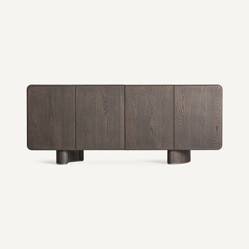 Bambua Pravia credenza 4 ante marrone