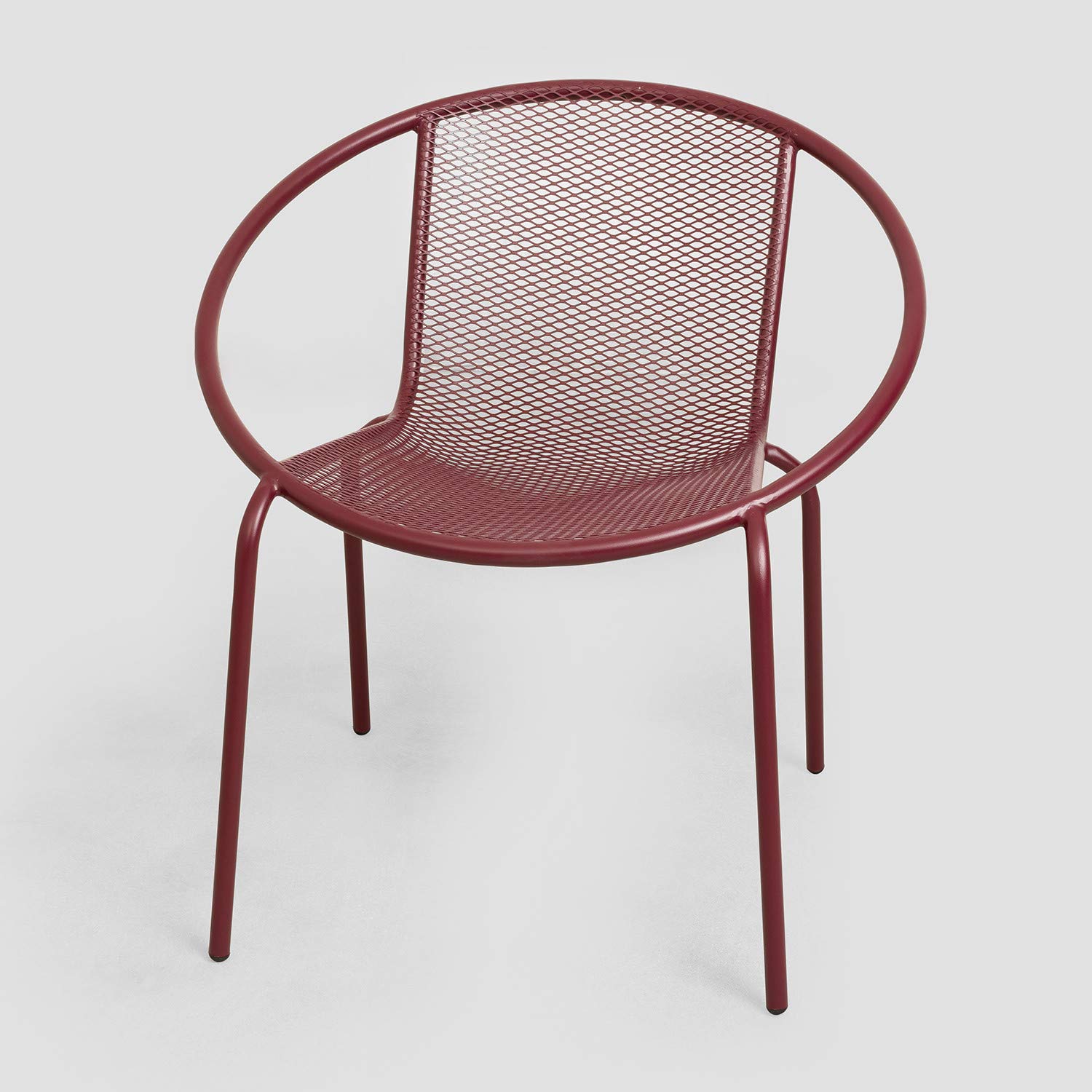 Sklum Dylha set 2 poltrone giardino rosso vino