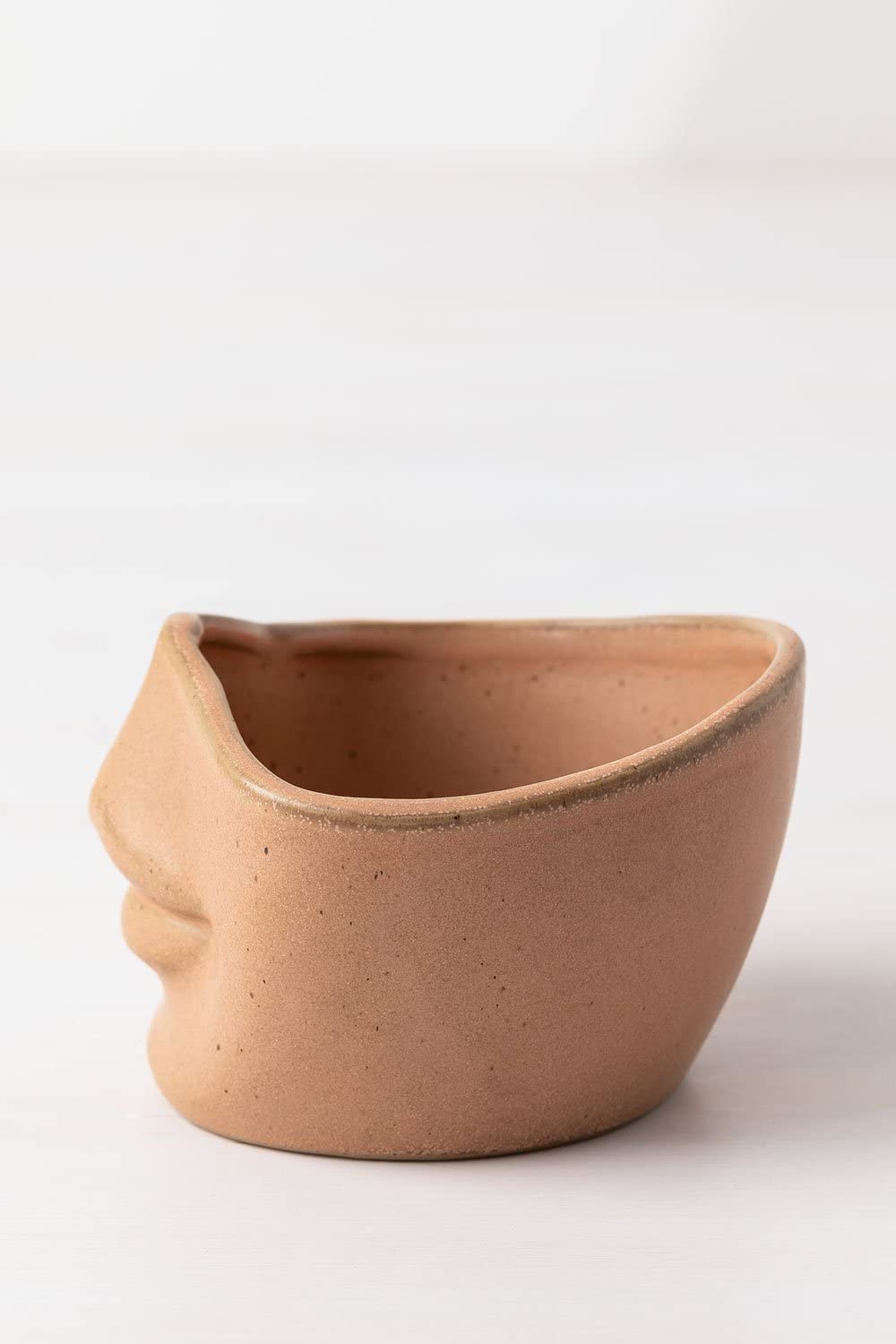 Sklum Tanok vaso in ceramica marrone cioccolato Ø12 cm