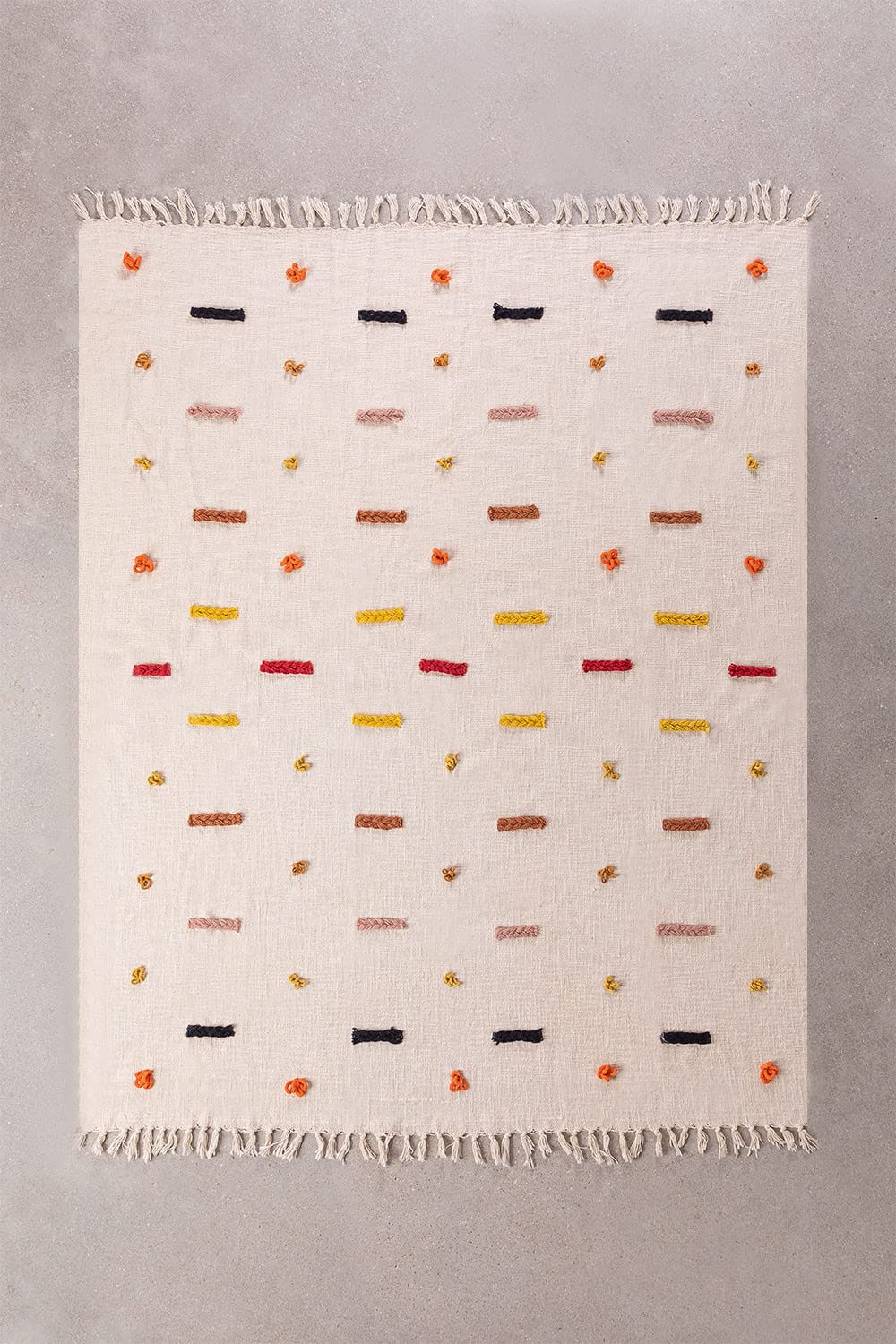Sklum Nanki Plaid in Cotone Multicolor 122x152 cm