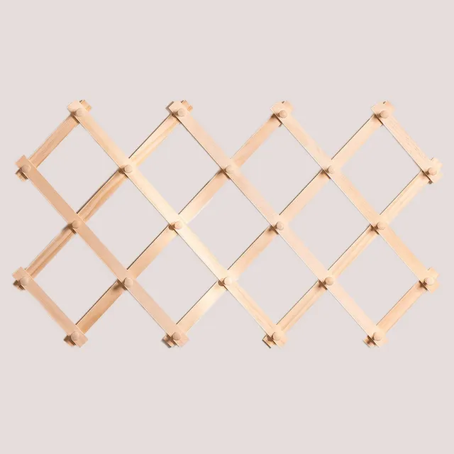 Sklum Ixi Doppio appendiabiti a muro legno naturale estensibile