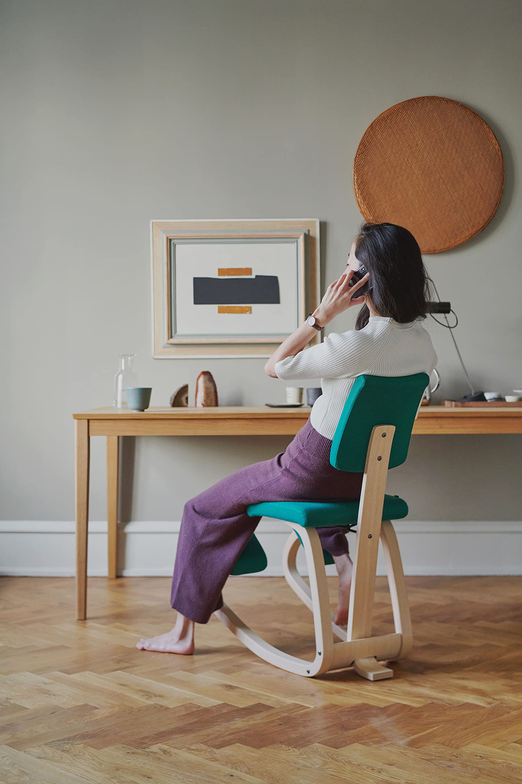 Varier Variable Plus sedia ergonomica grigia