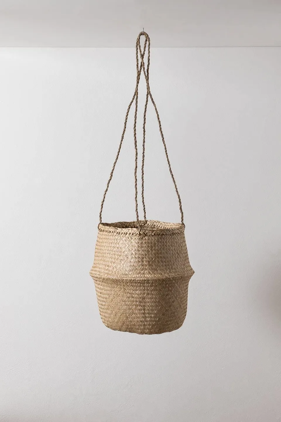 Sklum Kahs portavaso 40x38 cm in giunco intrecciato