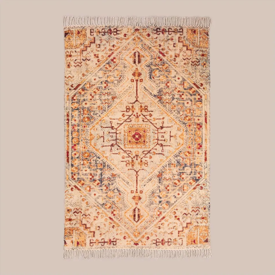 Sklum Raksi Tappeto in Cotone Ethnic Colors 181,5x117 cm