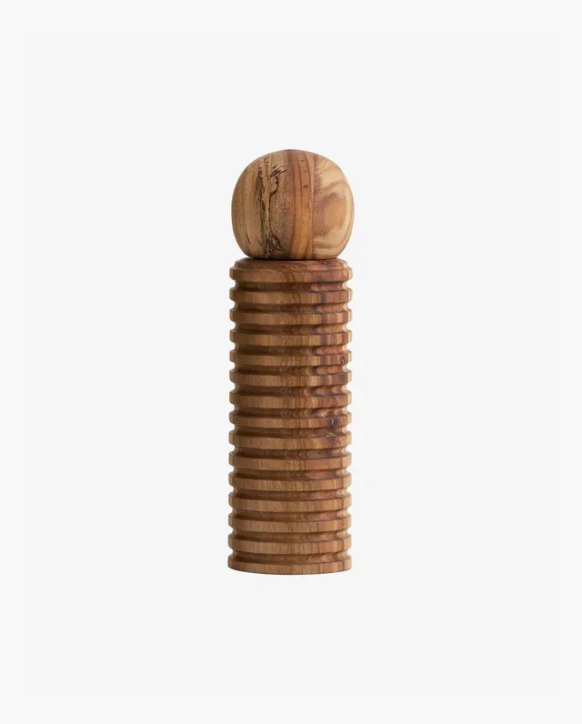 Bambua Ras macinapepe legno acacia naturale