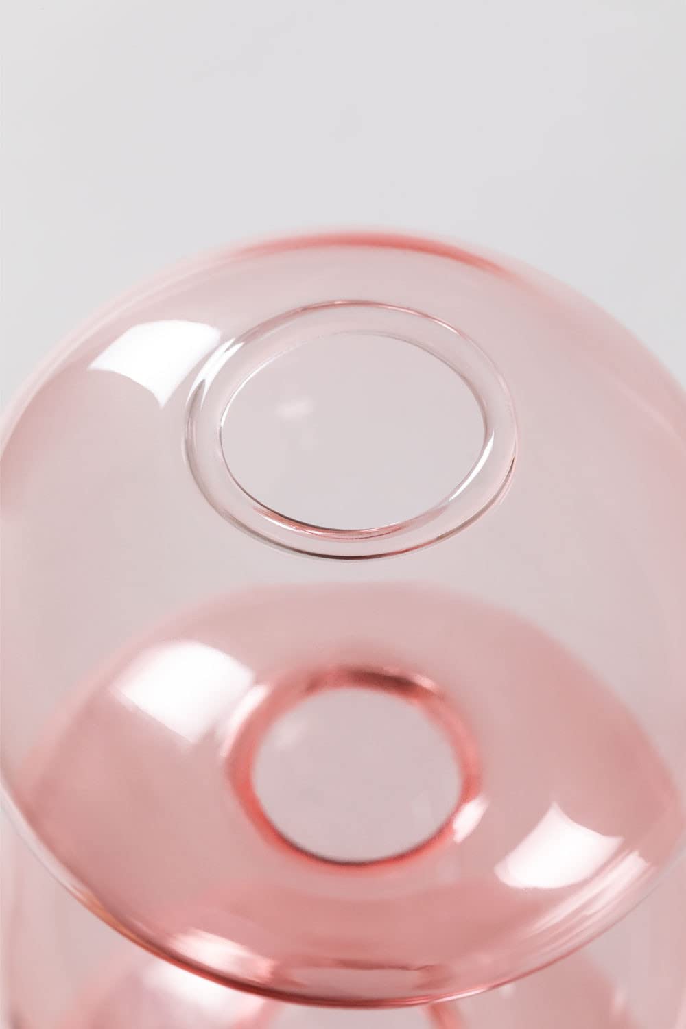 Sklum Nonza Vaso in Vetro Design 21 cm Fiori Secchi