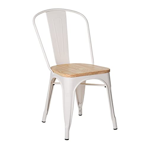 Sklum LIX Opaca Sedia Impilabile Legno Beige Crema