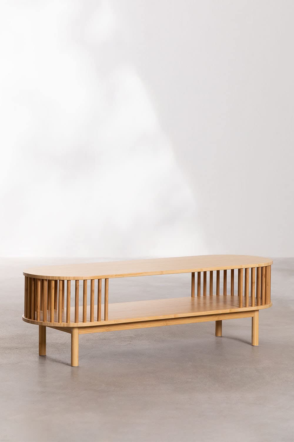 Sklum Connery Natural tavolino in bambù 120 cm
