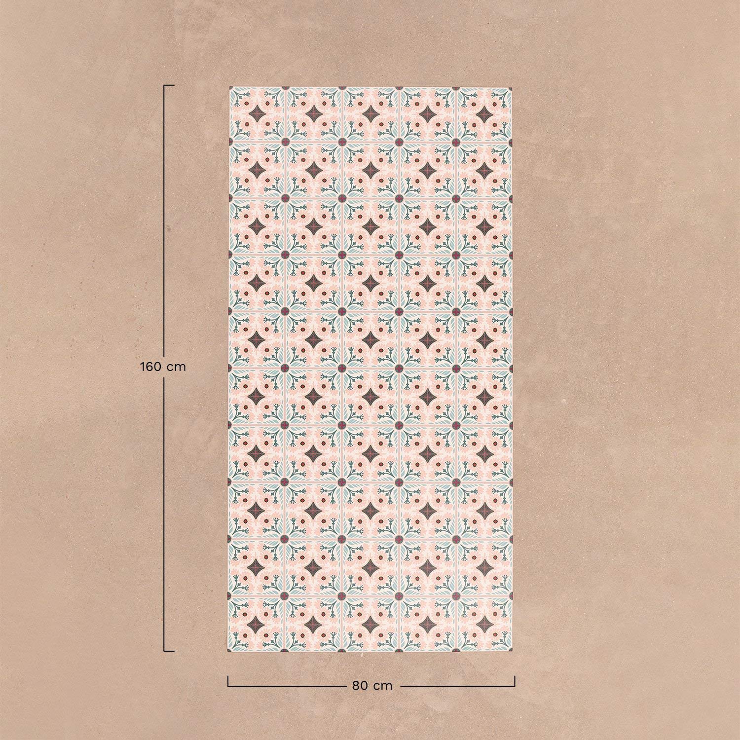 Sklum Prates Tappeto Vinile 160x80 cm Disegno Piastrelle