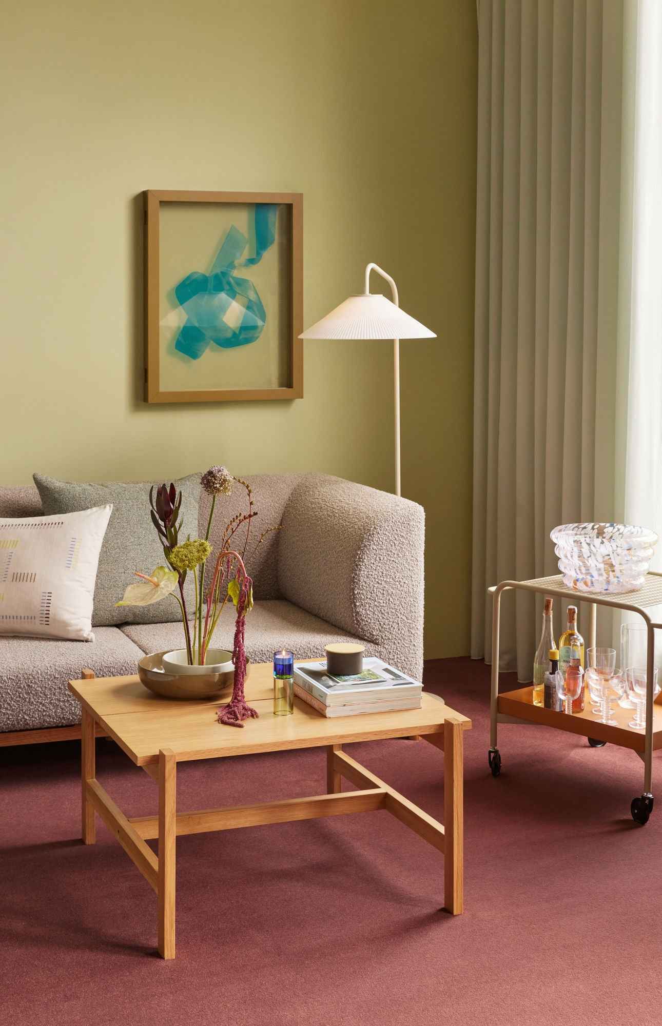 Bambua Plex Frame cornice 50x70 verde oliva