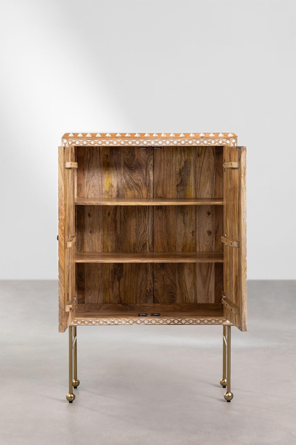 Sklum Rosetta armadio in legno di mango 140 cm
