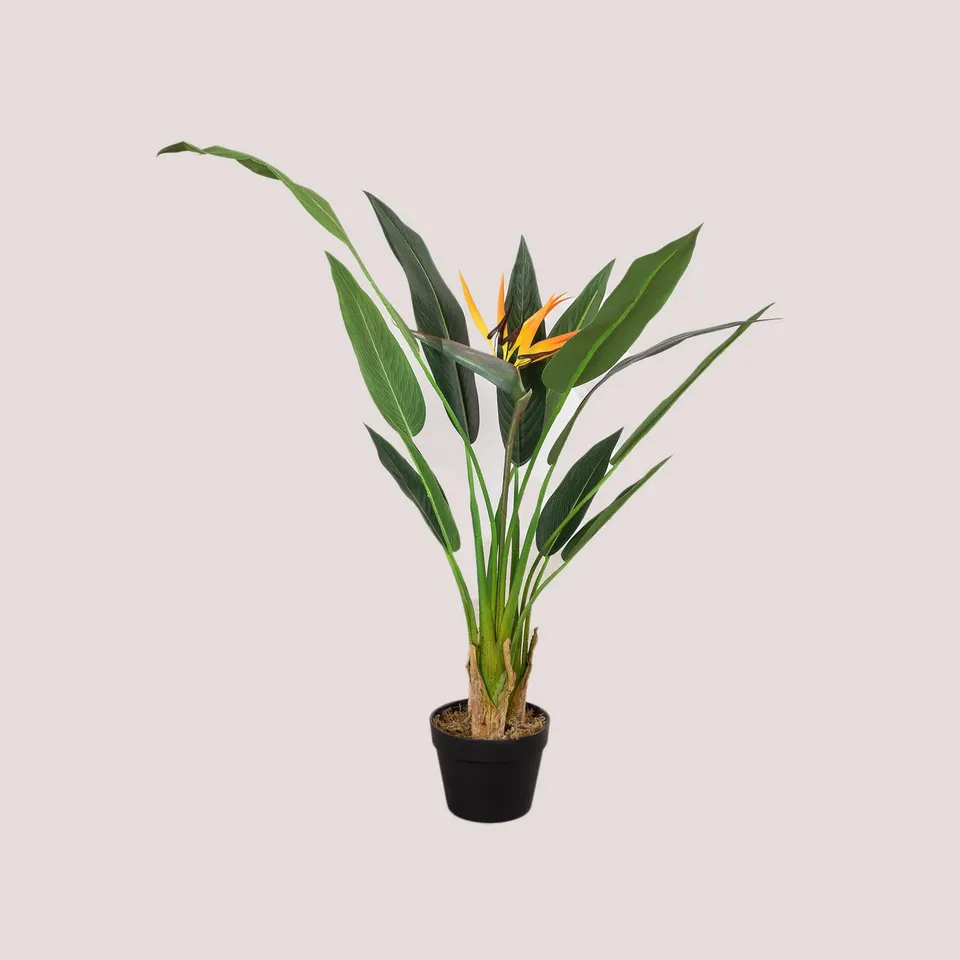 Sklum Strelitzia Style pianta artificiale 120 cm PVC