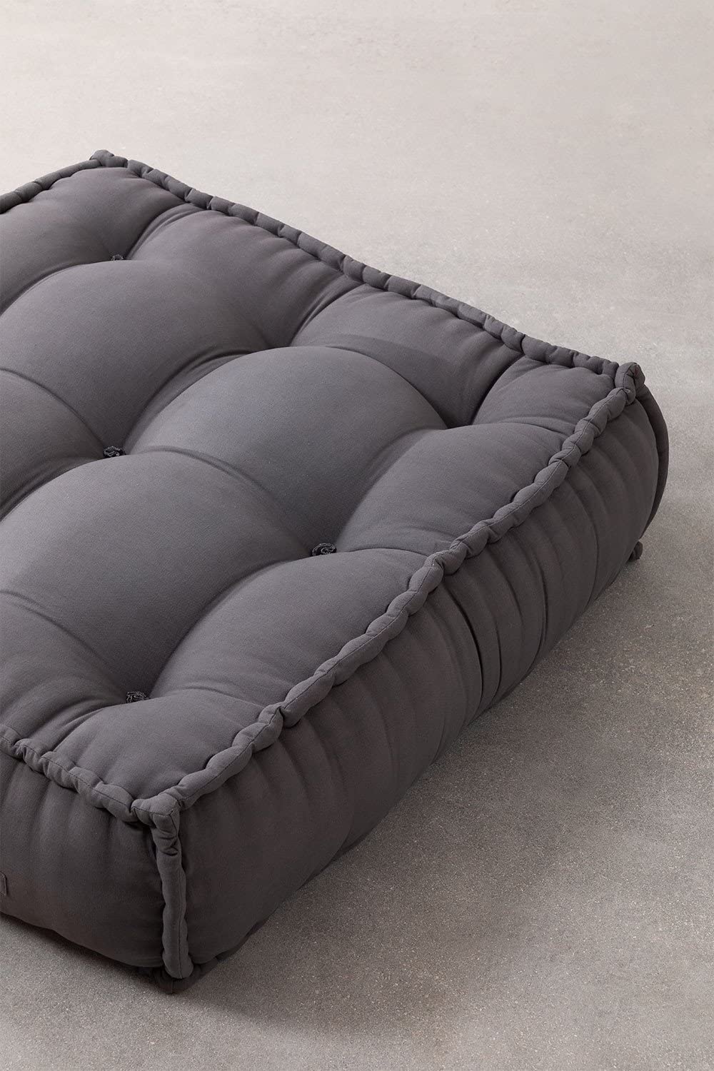 Sklum Yebel Pouf Modulare Cotone Grigio Grafite 100 cm