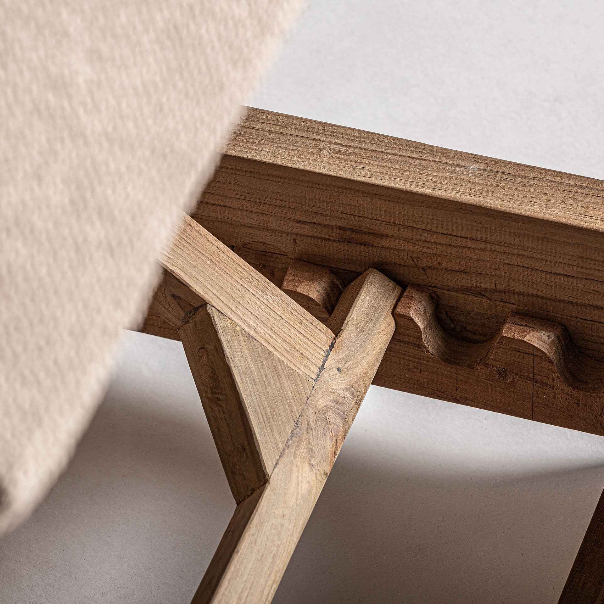 Bambua Pure lettino prendisole teak taupe