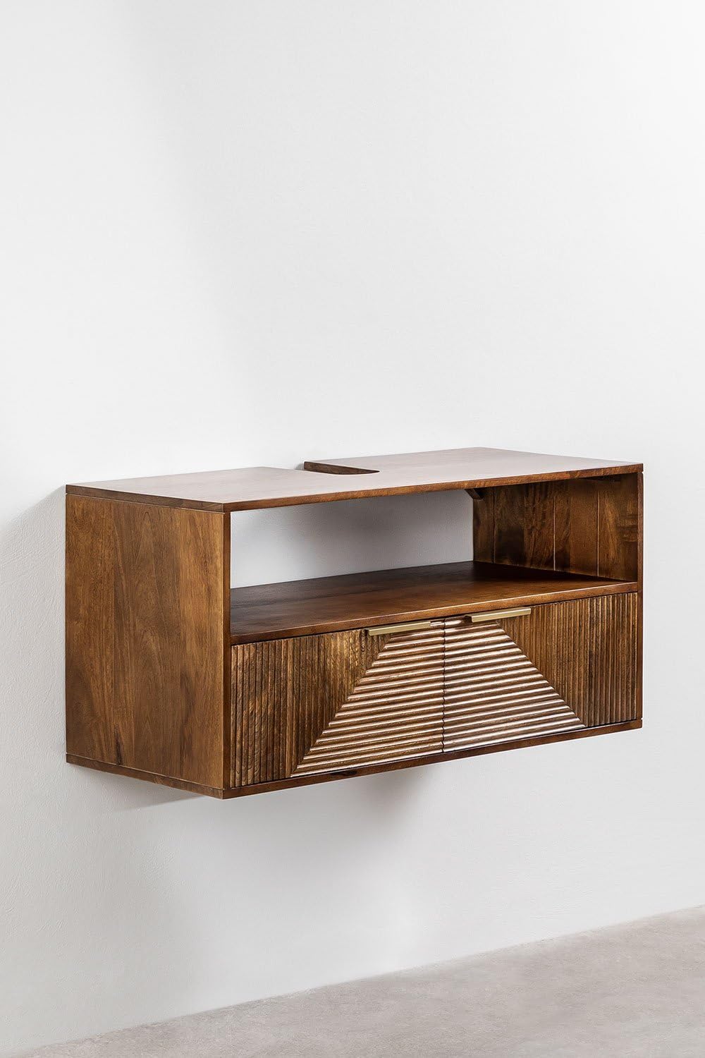 Sklum Baty mobile bagno sospeso legno mango 88 cm