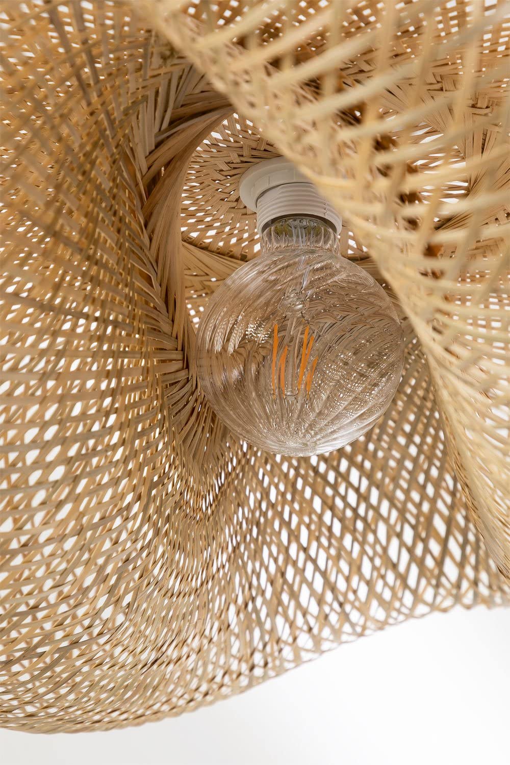 Sklum Kariba lampada a sospensione bambu 78 cm