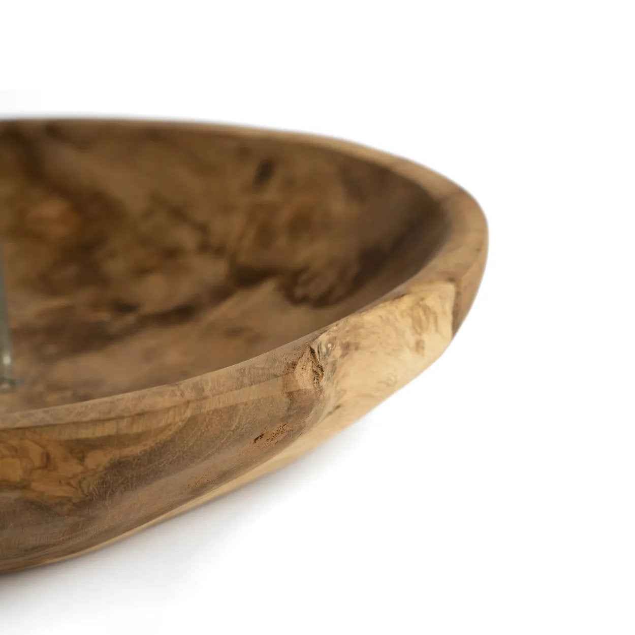 Bambua The Candle Plate portacandele in legno naturale
