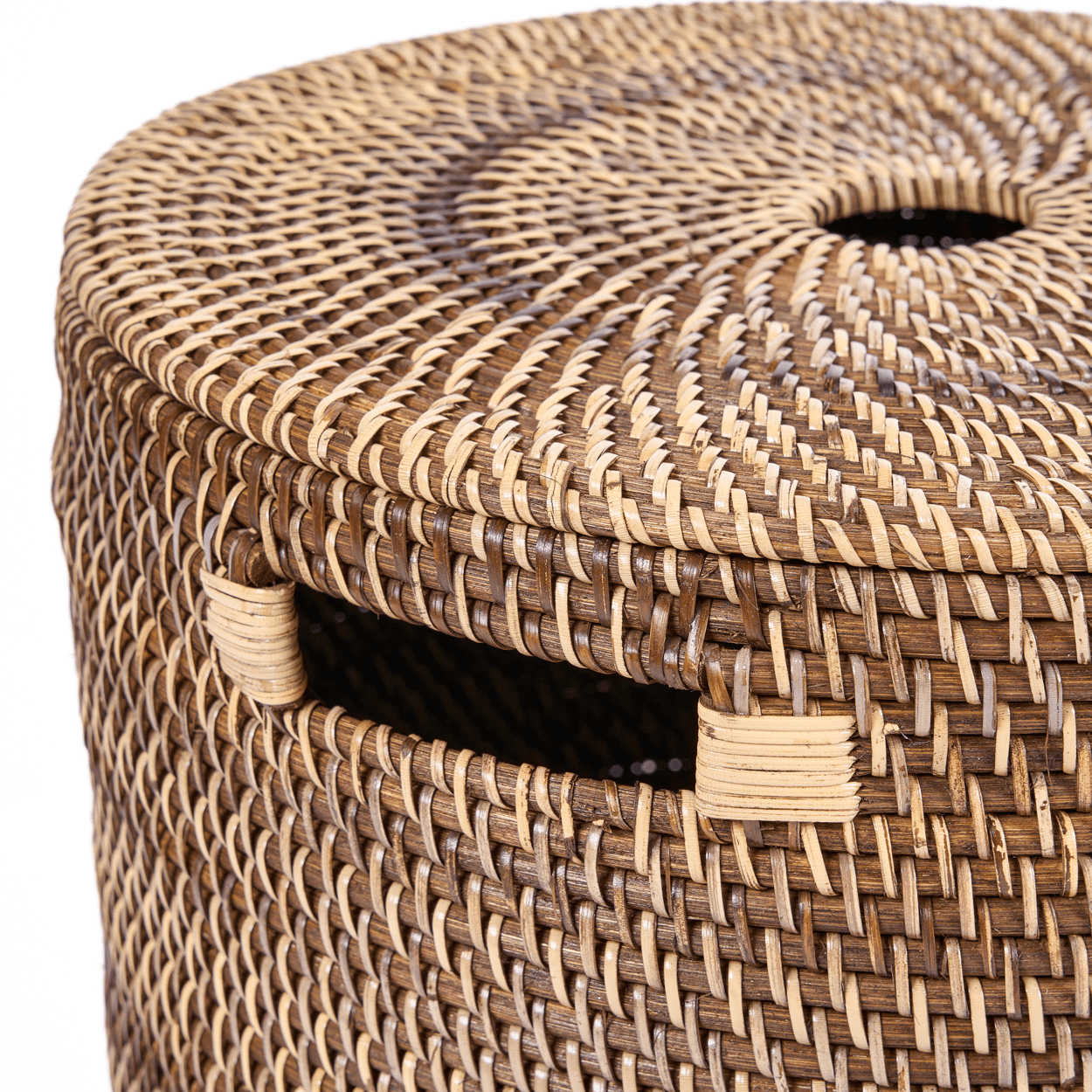 Bambua Laundrilla cesto biancheria rattan marrone
