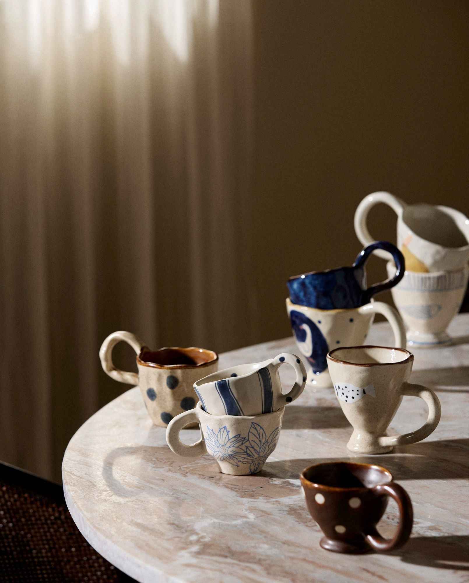 Bambua Atelier Forma Nara tazza gres con manico