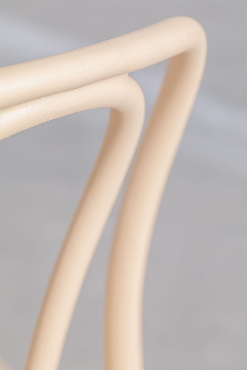 Sklum Mizzi Sedia da Giardino Beige Mandorla Impilabile