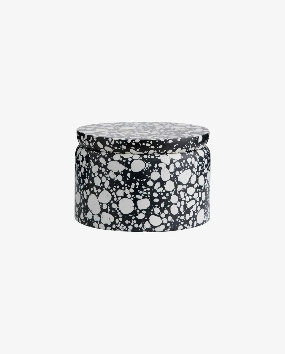 Bambua Mules M scatola contenitore nero bianco terrazzo