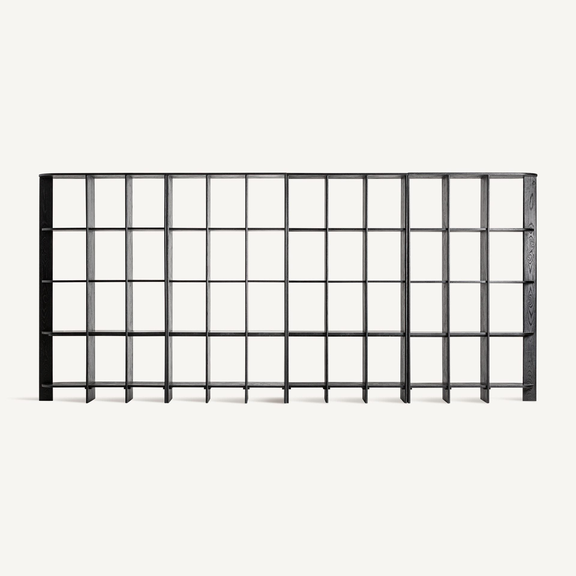 Bambua Nara libreria rovere nero marmo