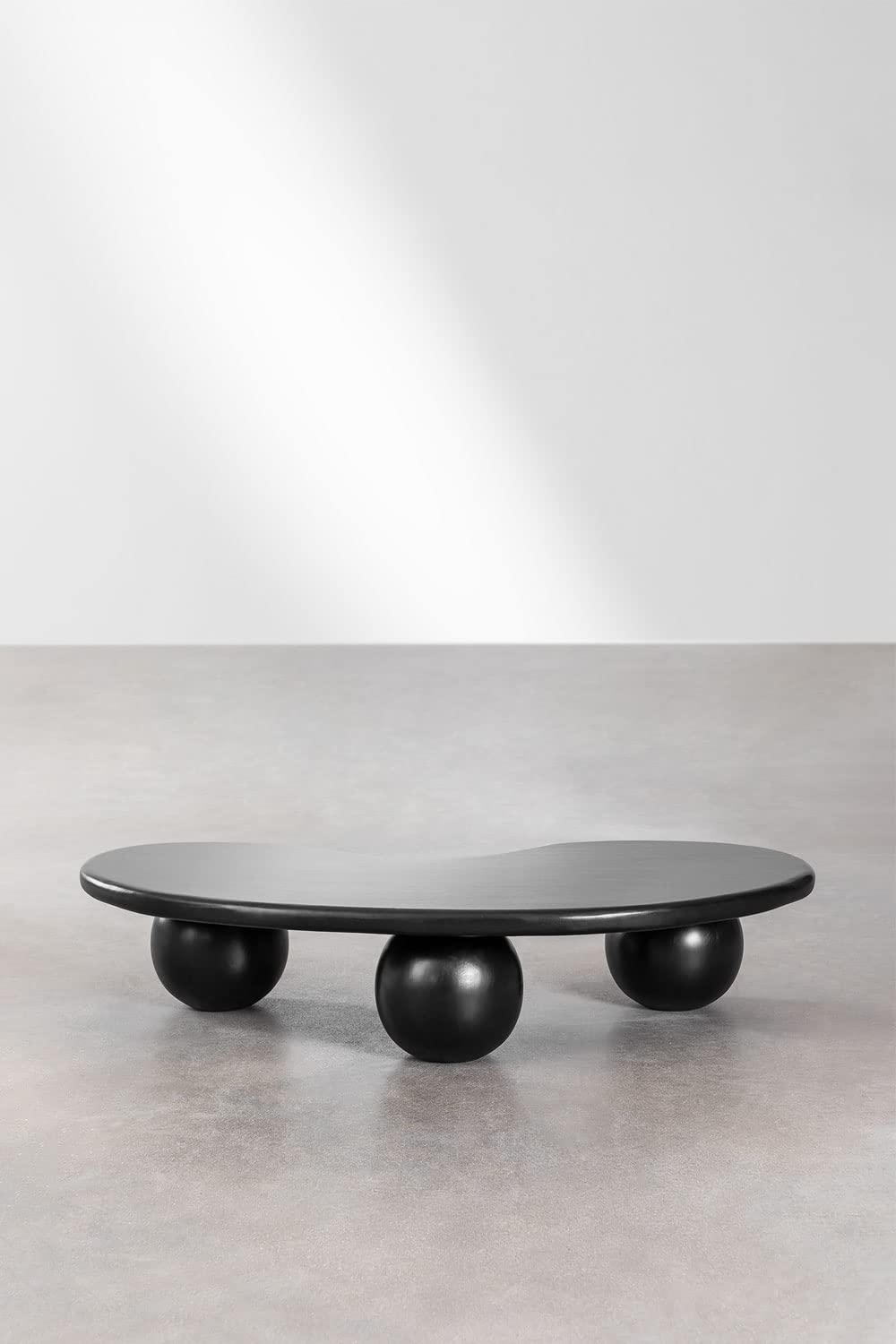 Sklum Cureyma Nero Liscio tavolino salotto legno mango 140 cm