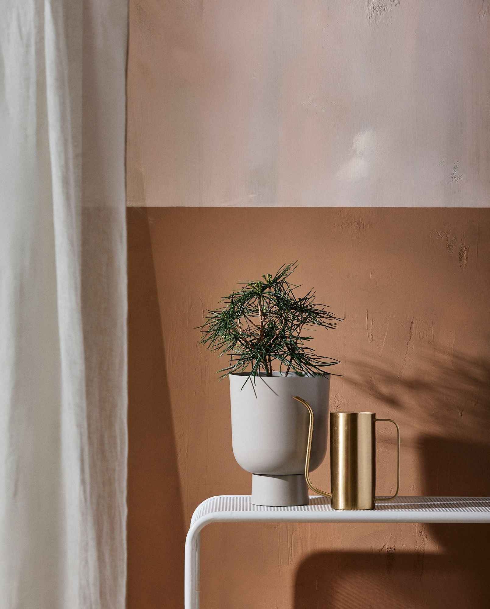 Bambua Galoa portavaso S beige alluminio 9,5 L