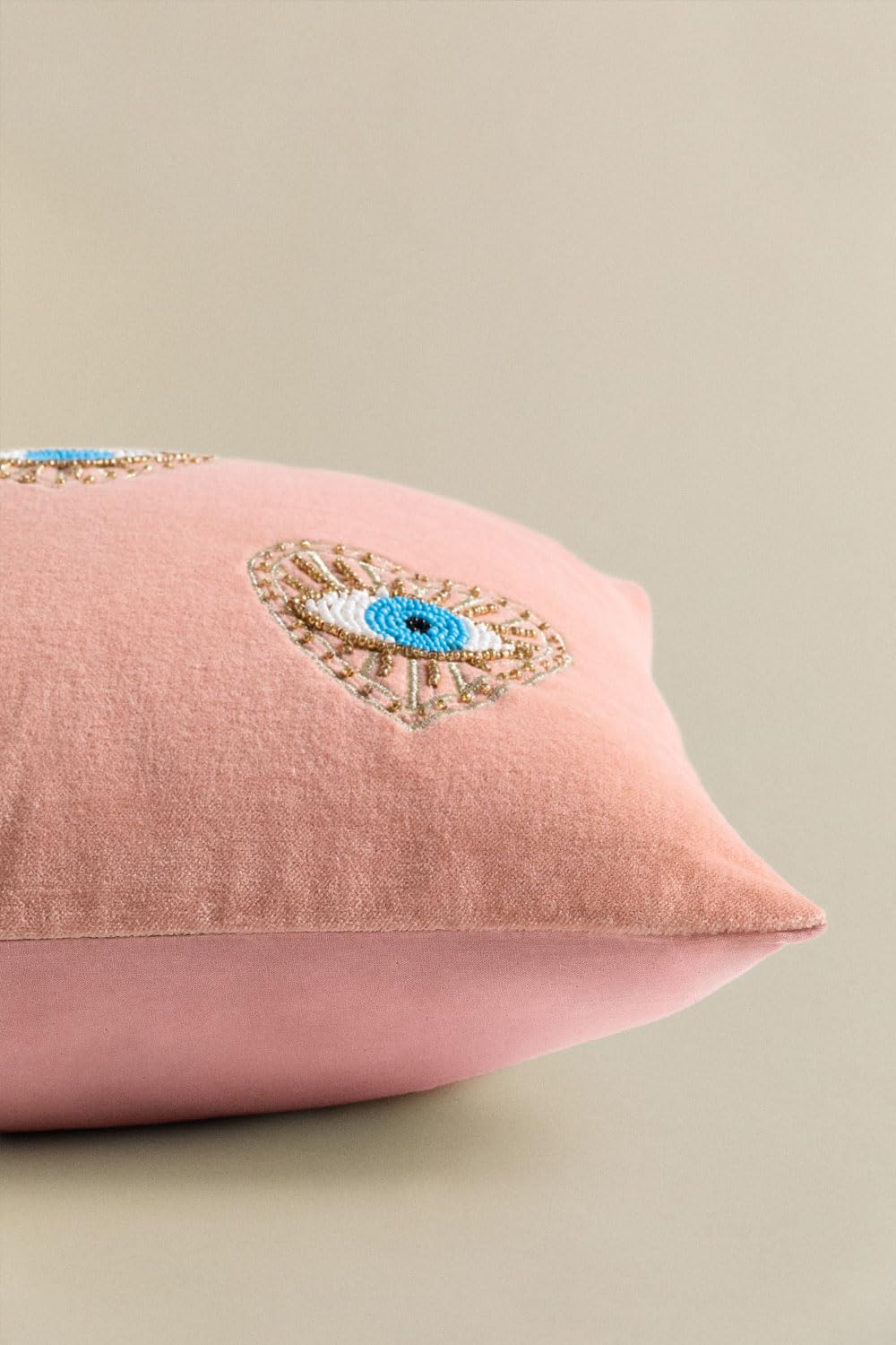 Sklum Denov cuscino rettangolare 35x50 cm velluto blush