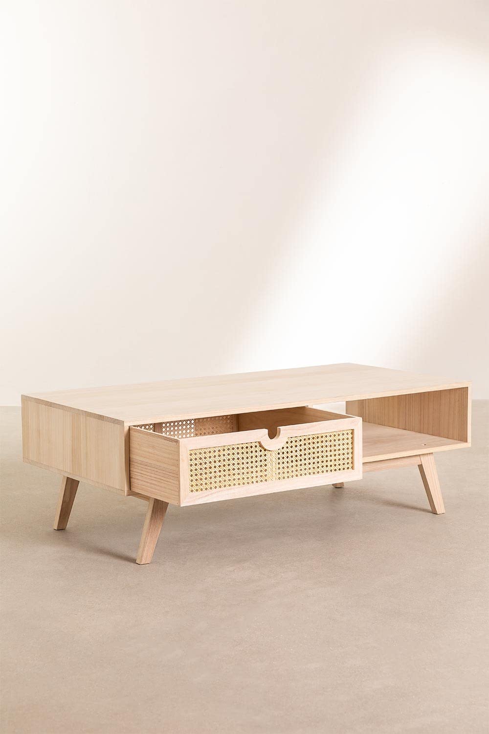 Sklum Ralik Style tavolino caffè legno naturale 120 cm