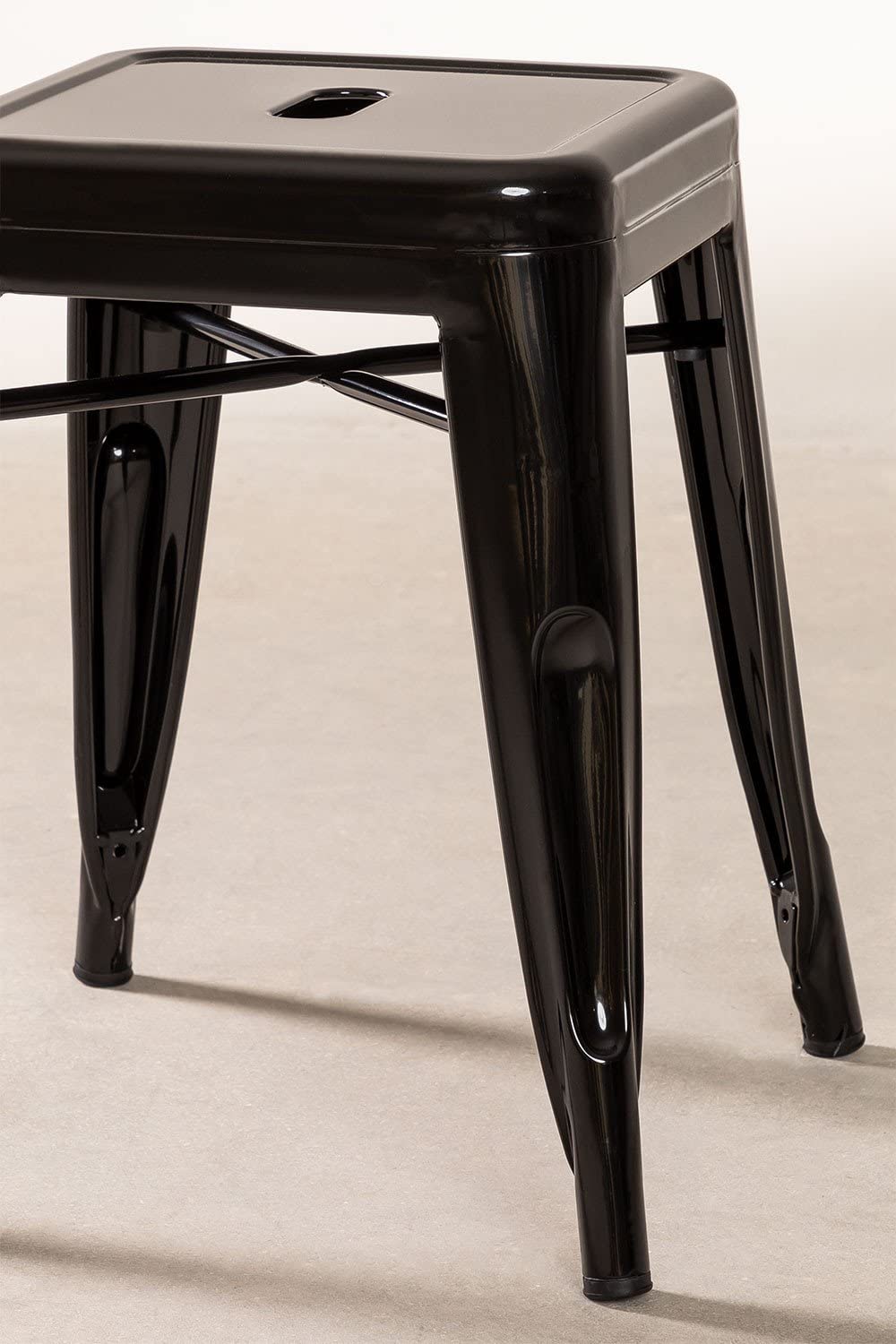 Sklum LIX sgabello basso acciaio 46 cm