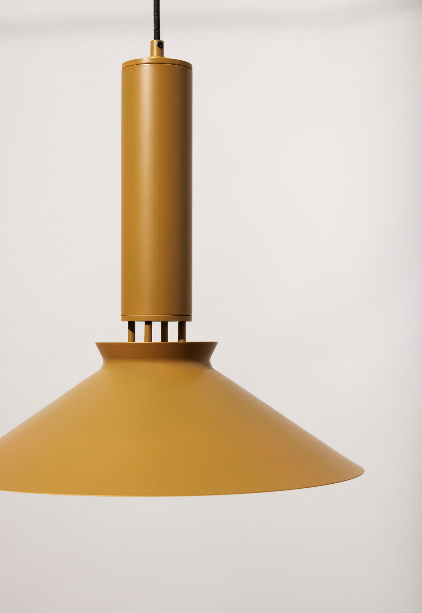 Bambua Coney lampadario ambra GU10 metallo