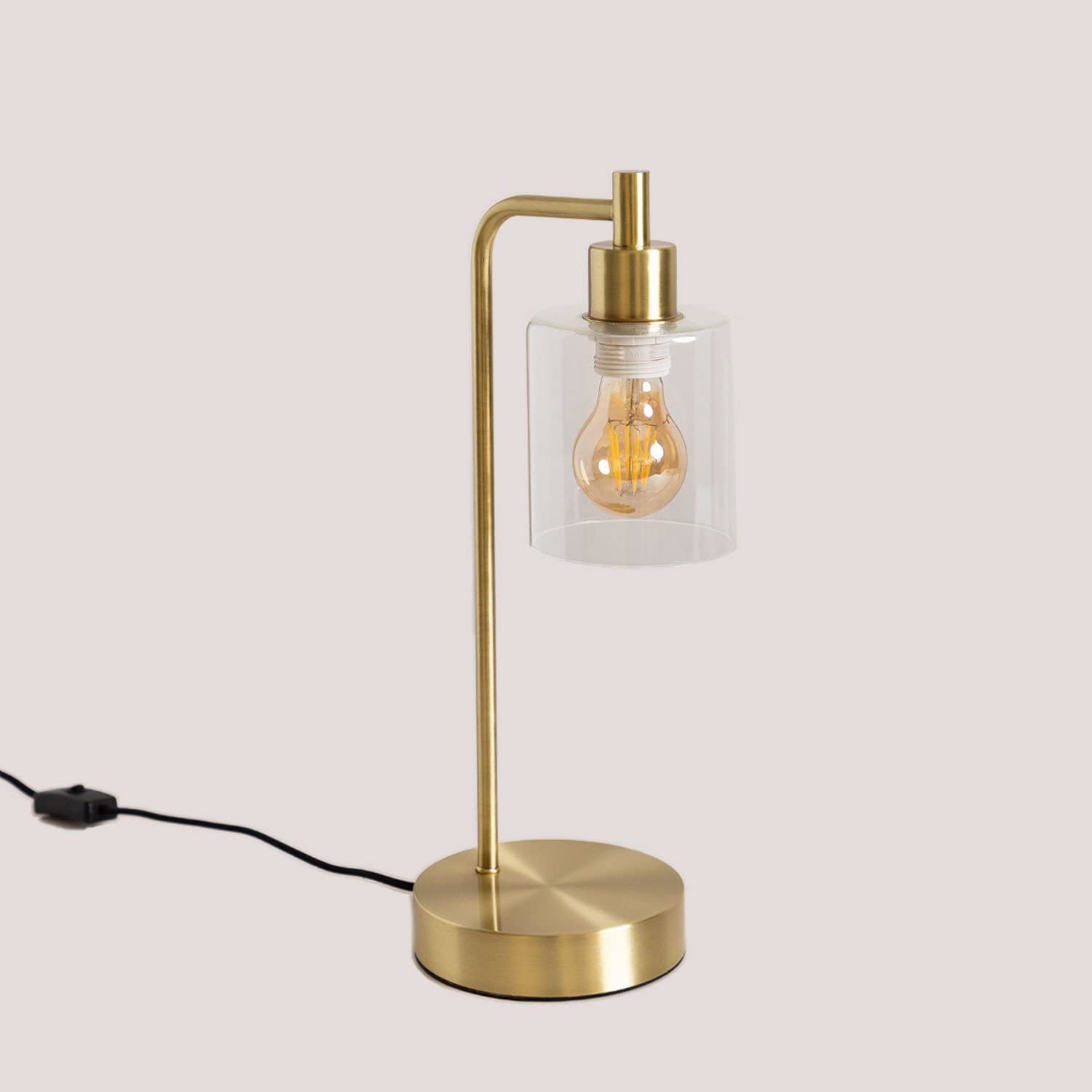 Sklum Ambe lampada da tavolo oro metallo vetro E27