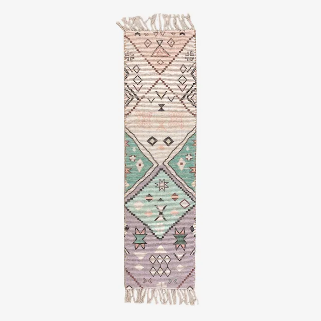 Sklum Nuada Ethnic Ocean tappeto corridoio iuta 170 cm