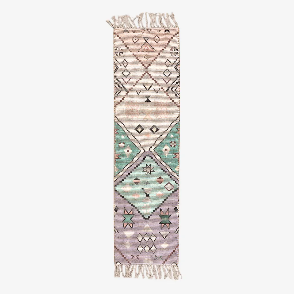 Sklum Nuada Ethnic Ocean tappeto corridoio iuta 170 cm