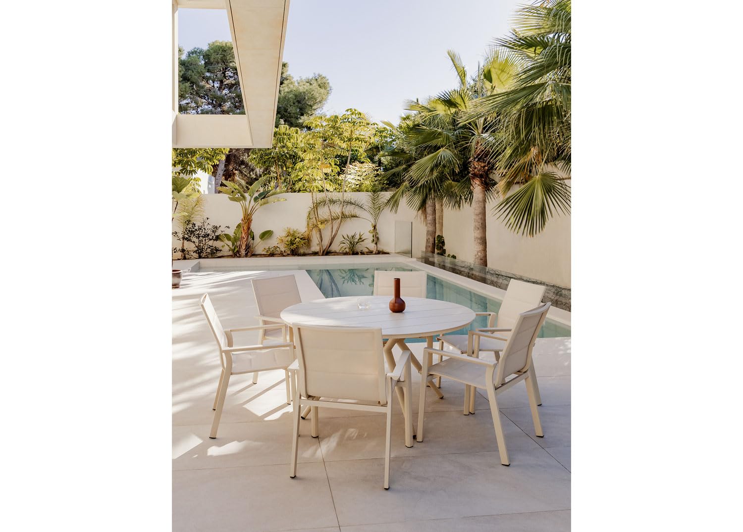 Sklum Valerie Karena set da giardino alluminio Ø125 6 sedie