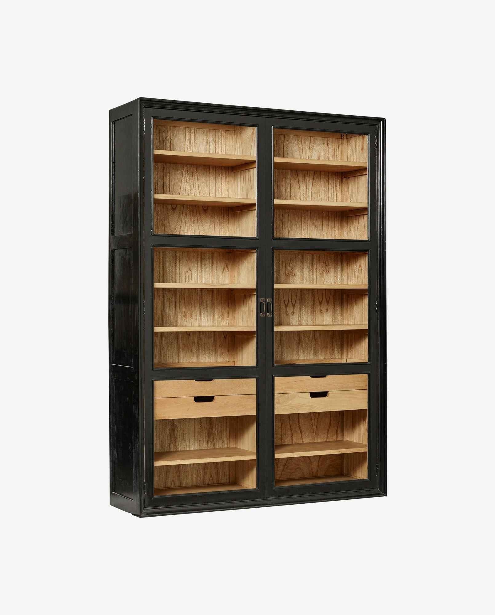 Bambua Viva credenza 2 ante vetro nero