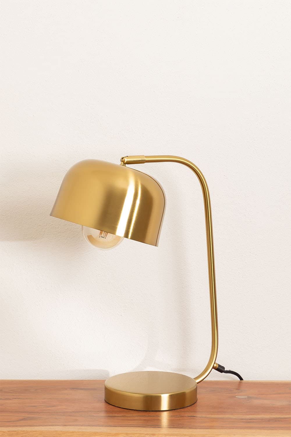 Sklum Koner Lampada da Tavolo Oro 44,5 cm in Ferro