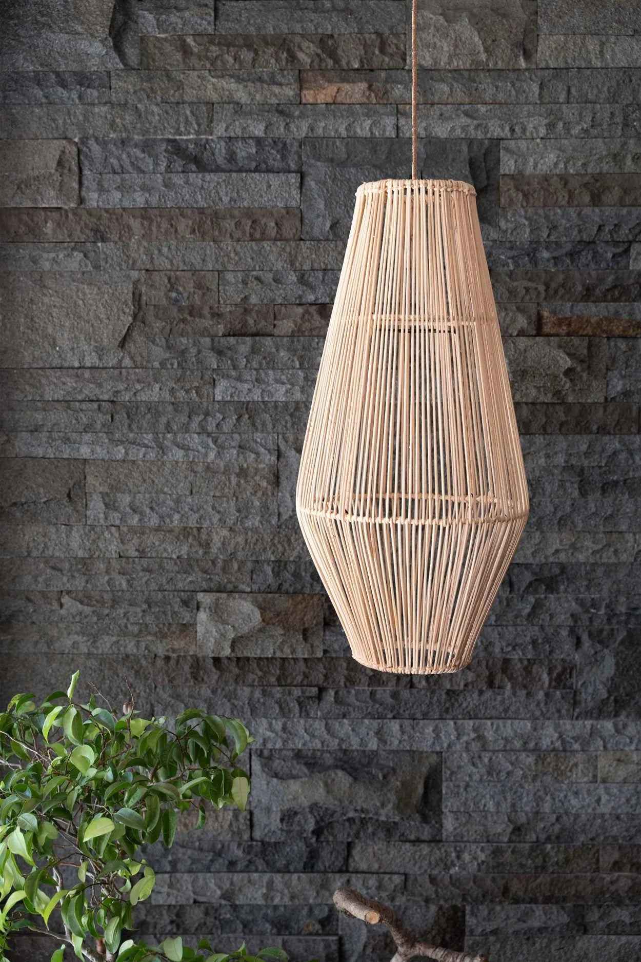Bambua Afrodisiac M lampada a sospensione naturale rattan