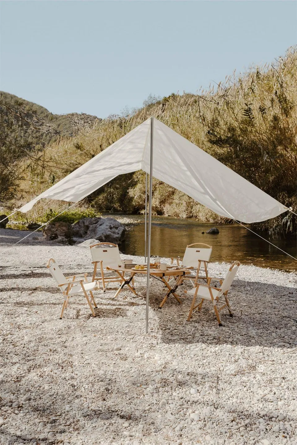Sklum Sahara Beige Crema tenda parasole impermeabile