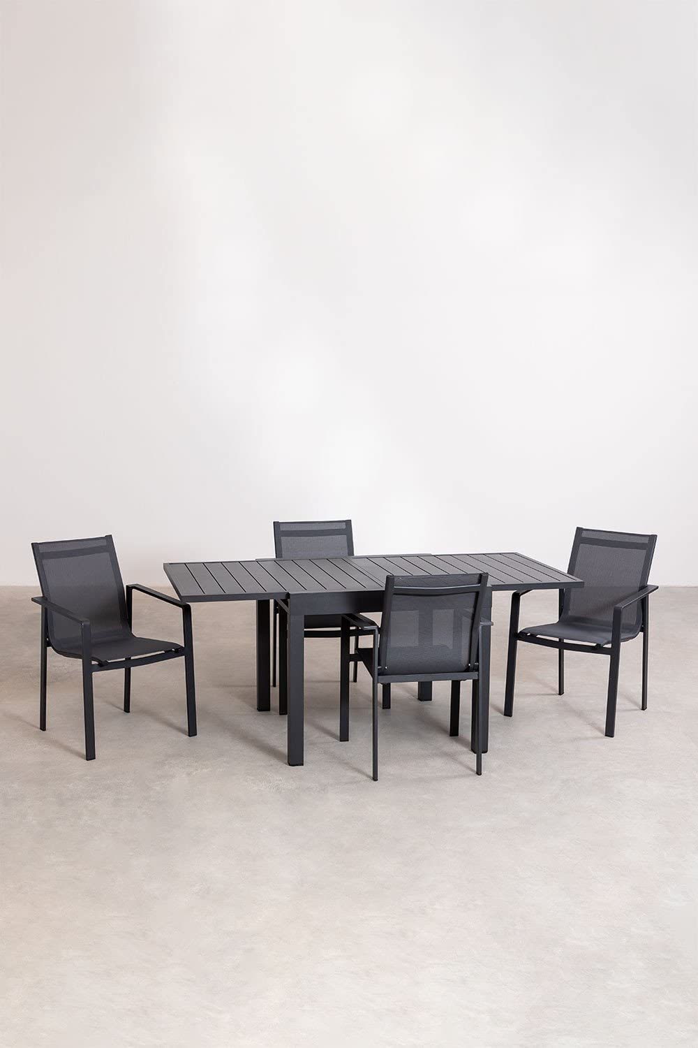 Sklum Starmi Eika Set da Esterno Allungabile 5 Pezzi Antracite